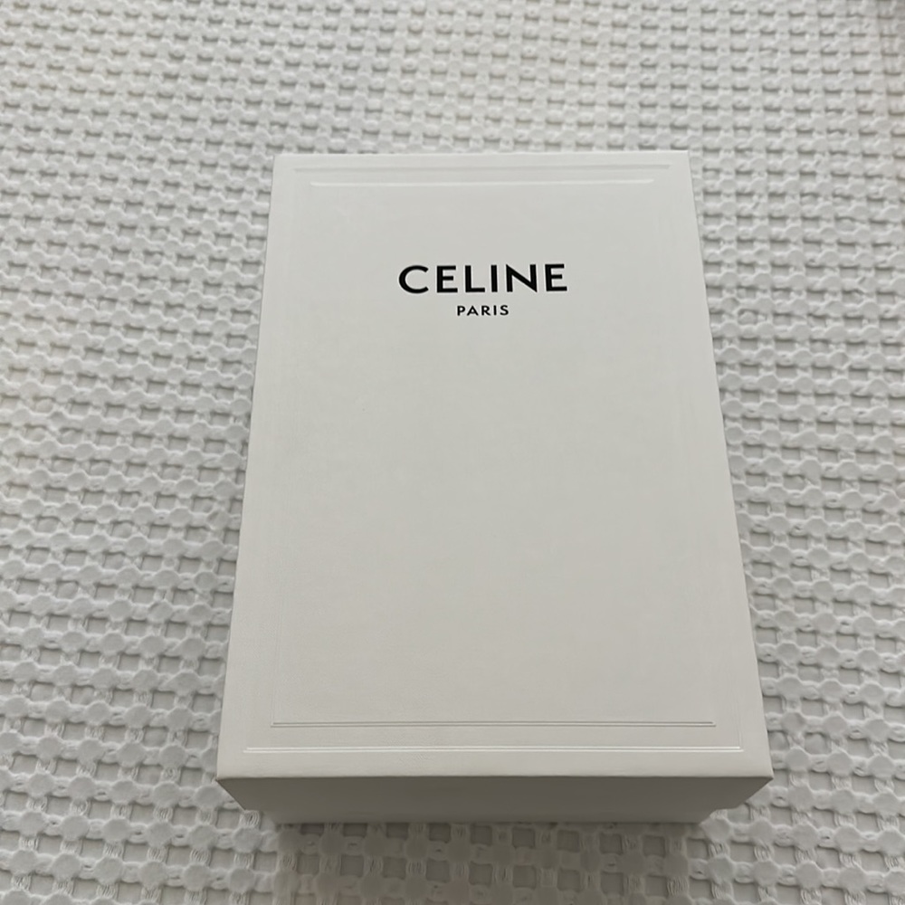 Celine Brown Leather Criss Cross Slide Sandals. Size 38 - Picture 5 of 8